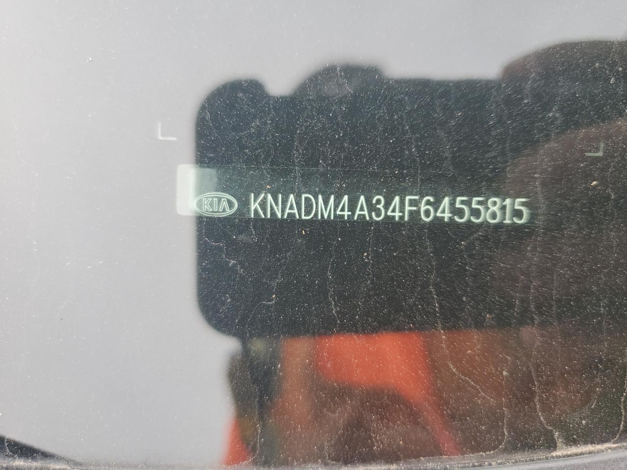 2015 Kia Rio Lx White vin: KNADM4A34F6455815