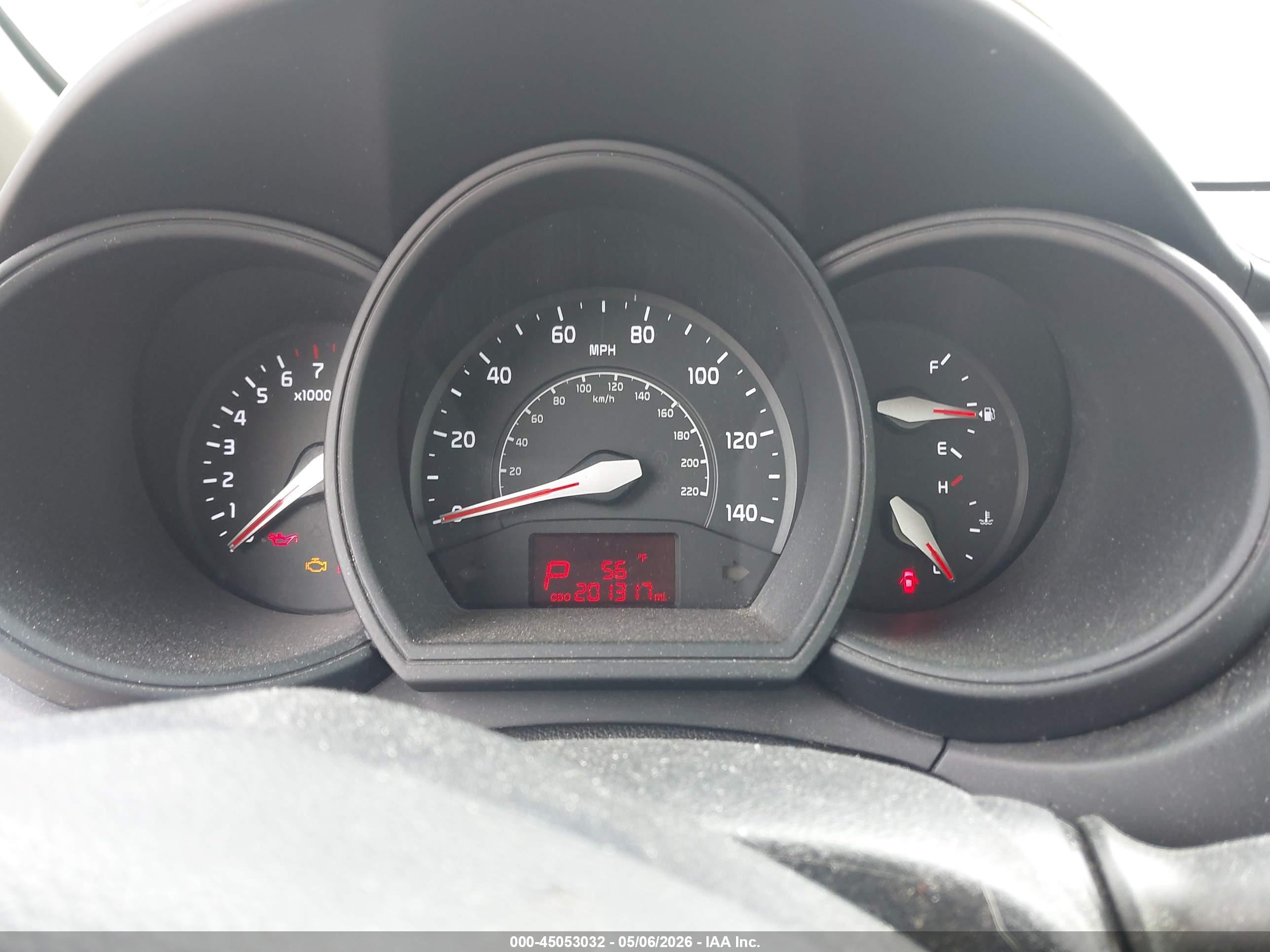 2015 Kia Rio Lx Black vin: KNADM4A34F6458035