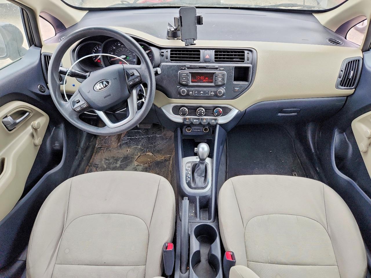 2015 Kia Rio Lx Black vin: KNADM4A34F6459847