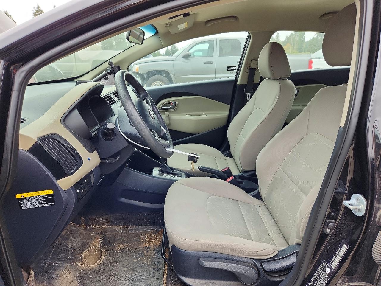2015 Kia Rio Lx Black vin: KNADM4A34F6459847