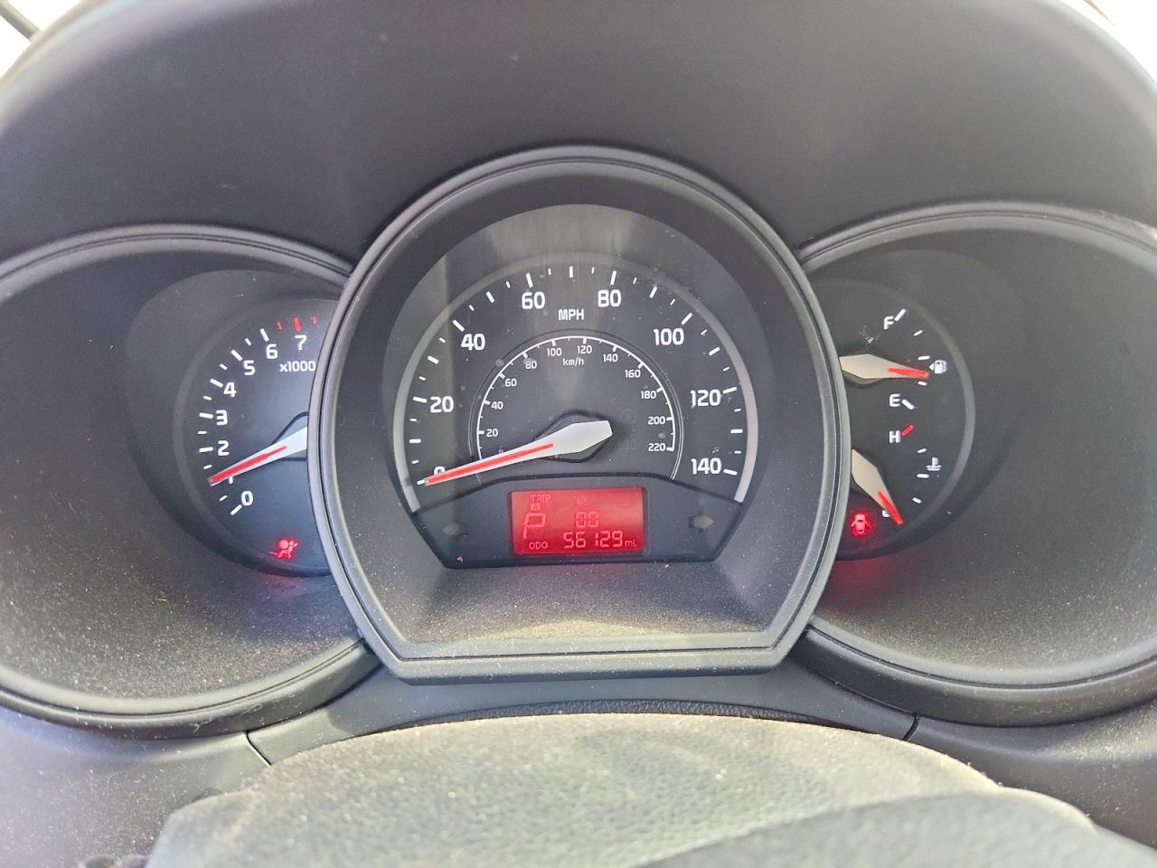 2015 Kia Rio Lx Red vin: KNADM4A34F6462425