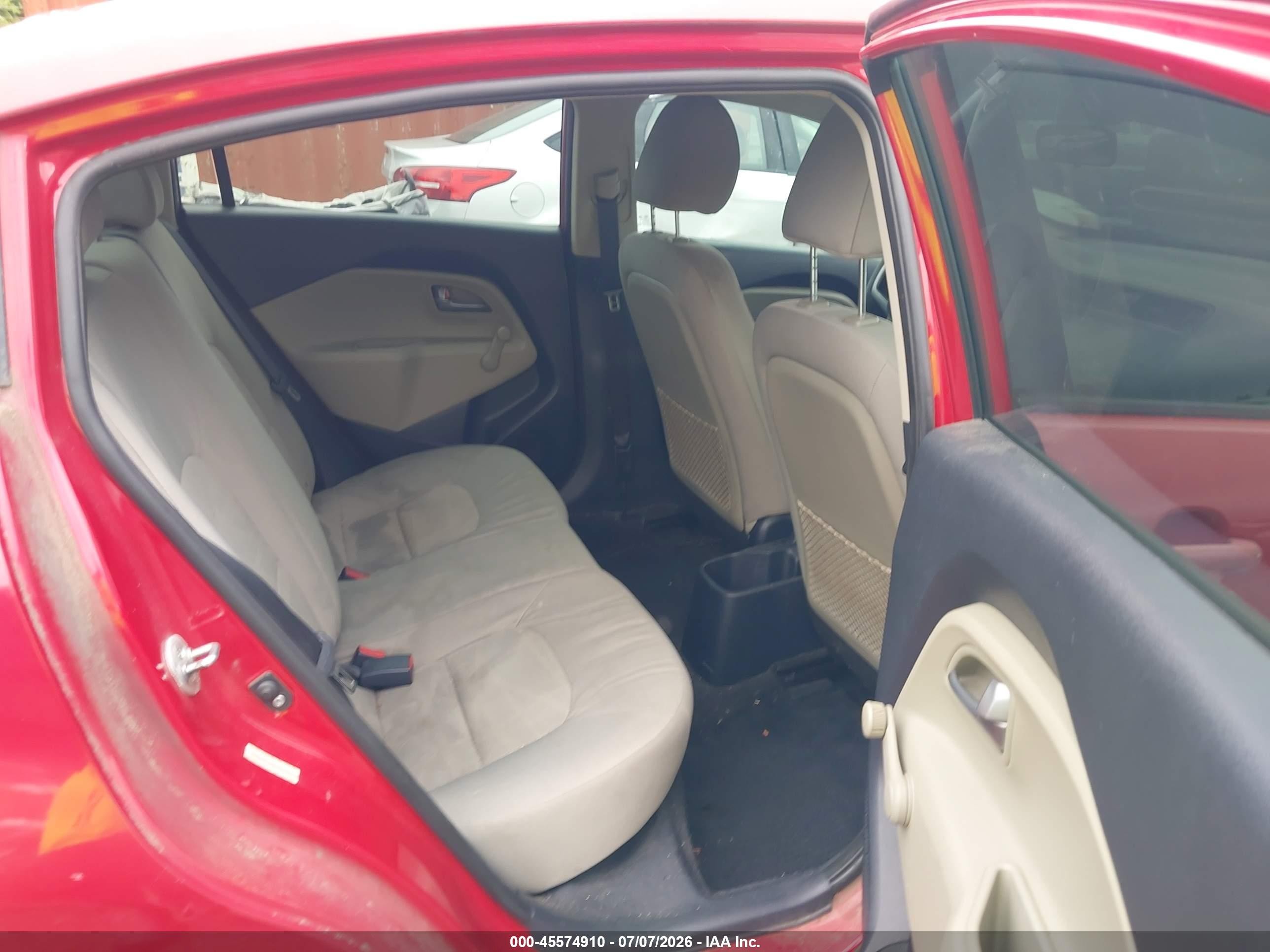 2015 Kia Rio Lx Red vin: KNADM4A34F6466264