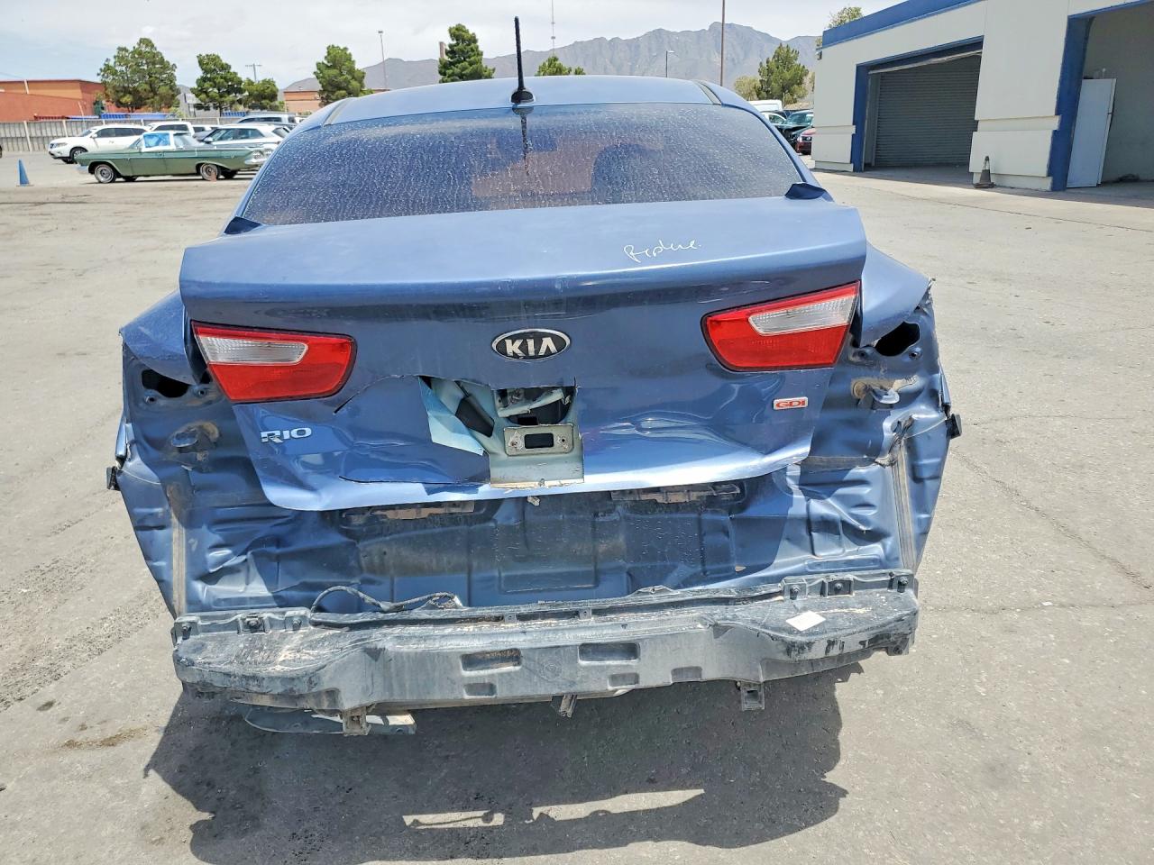 2016 Kia Rio Lx Синий vin: KNADM4A34G6686439