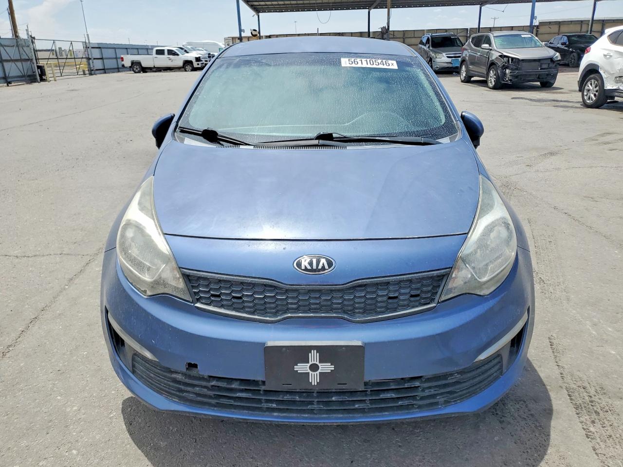 2016 Kia Rio Lx Синий vin: KNADM4A34G6686439