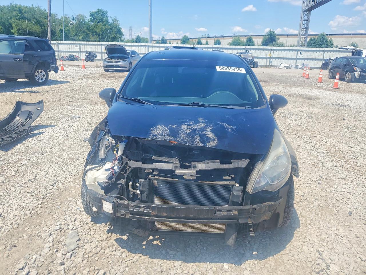 2017 Kia Rio Lx Черный vin: KNADM4A34H6072010