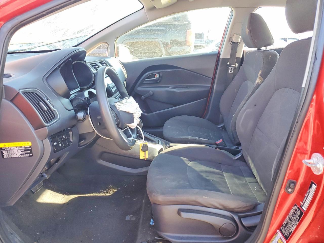 2017 Kia Rio Lx Красный vin: KNADM4A34H6121335