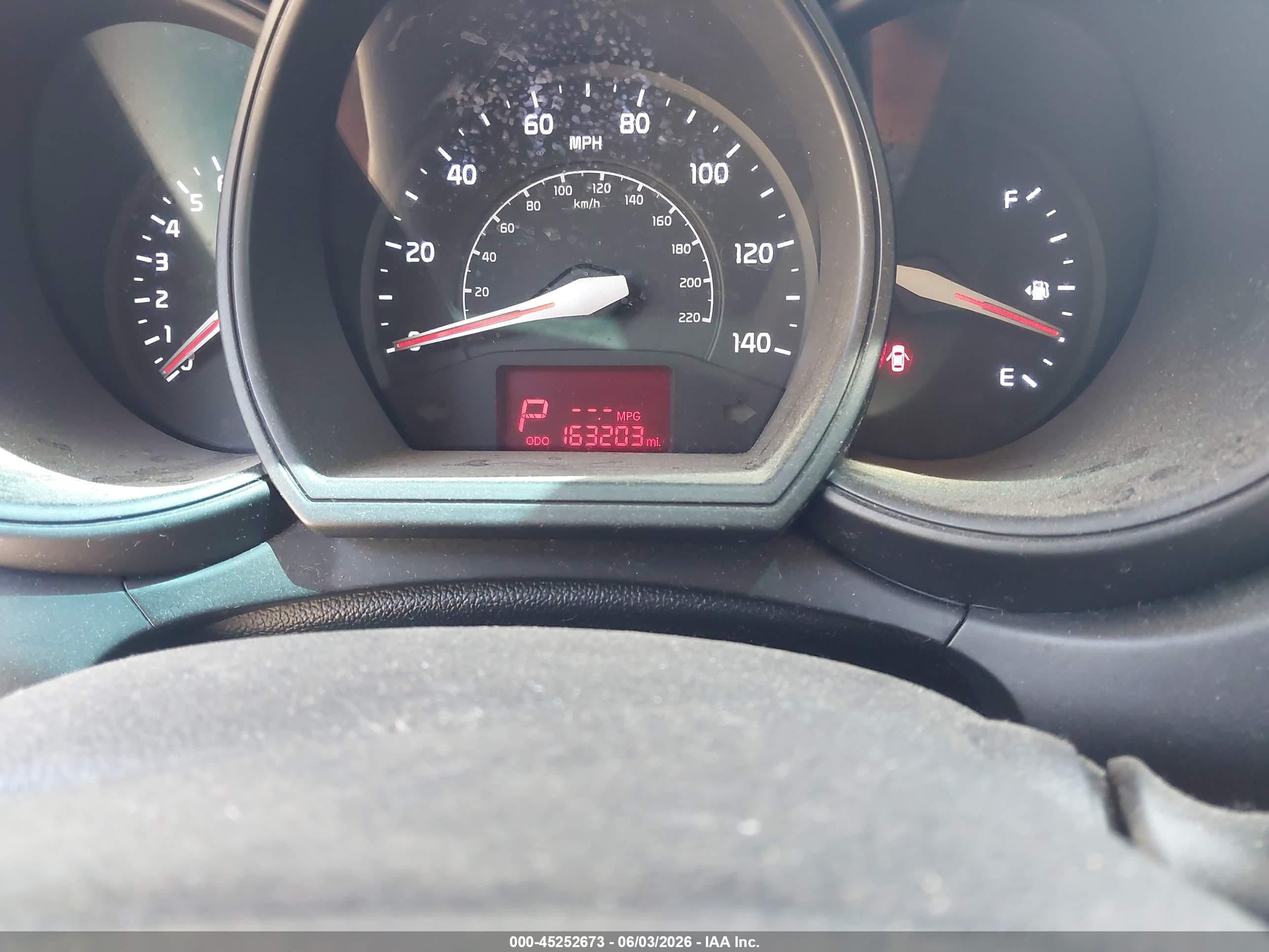 2013 Kia Rio Lx Red vin: KNADM4A35D6106790