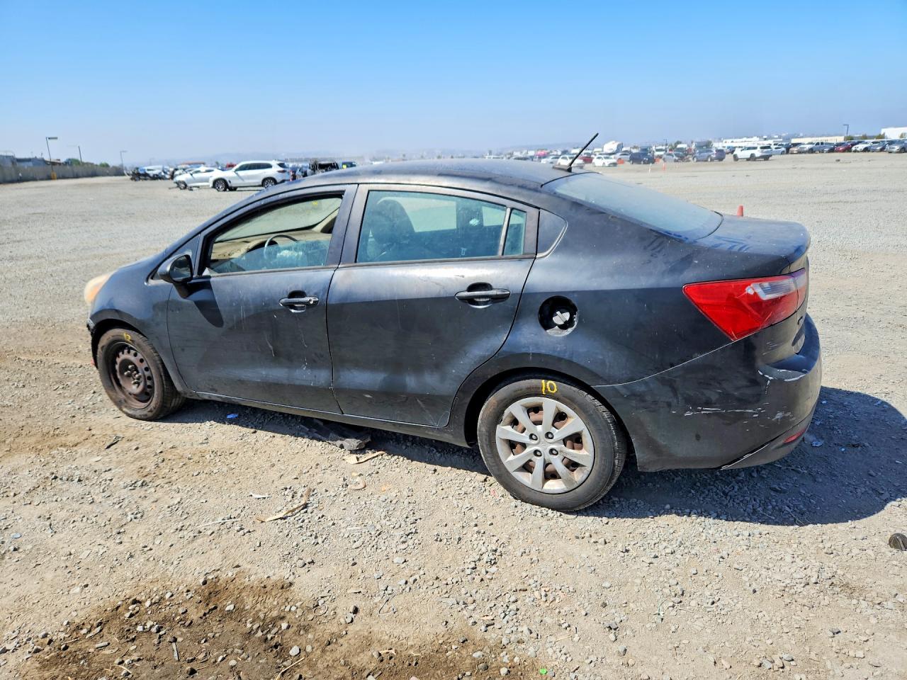 2013 Kia Rio Lx Black vin: KNADM4A35D6132936