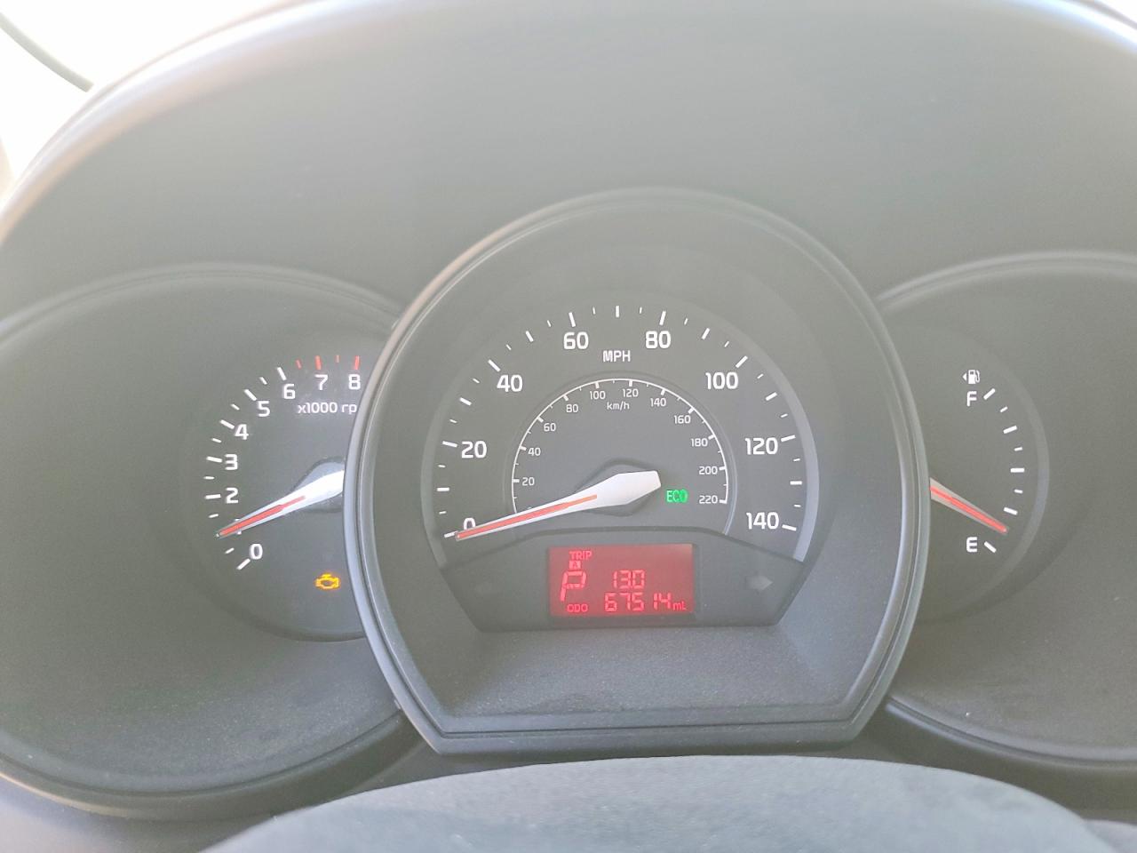 2013 Kia Rio Lx White vin: KNADM4A35D6147923