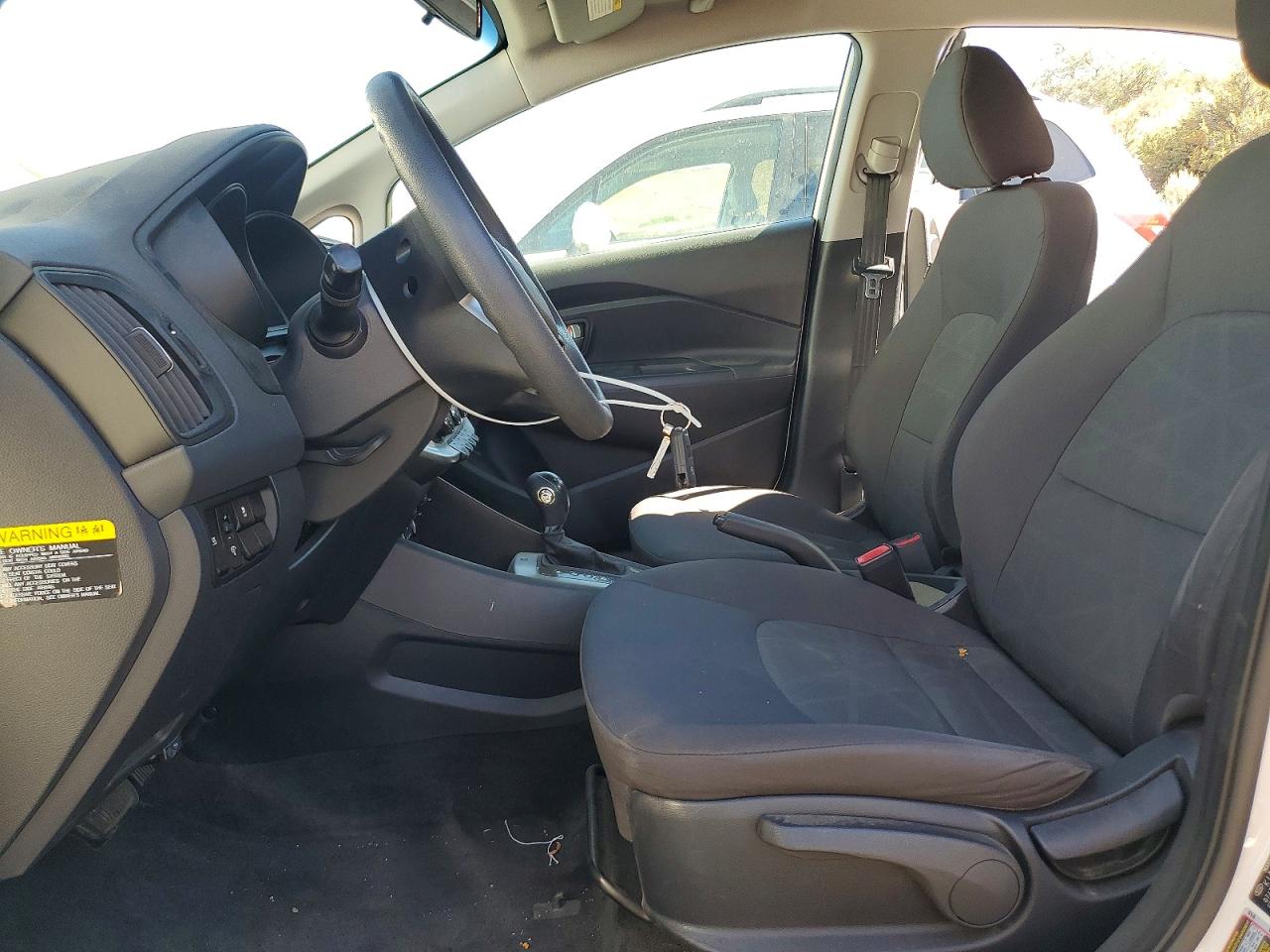 2013 Kia Rio Lx White vin: KNADM4A35D6147923