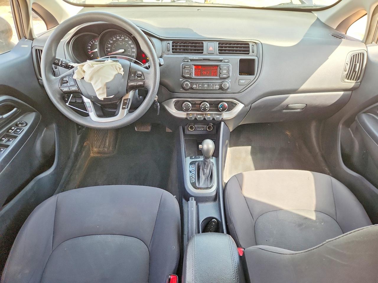 2013 Kia Rio Lx Gray vin: KNADM4A35D6229490