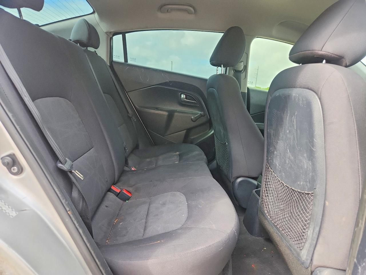 2013 Kia Rio Lx White vin: KNADM4A35D6281315