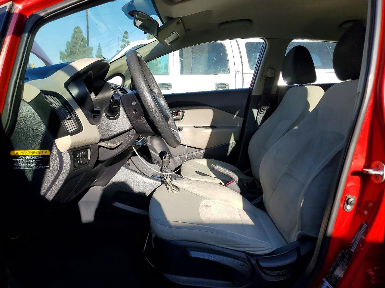 2013 Kia Rio Lx Red vin: KNADM4A35D6281878