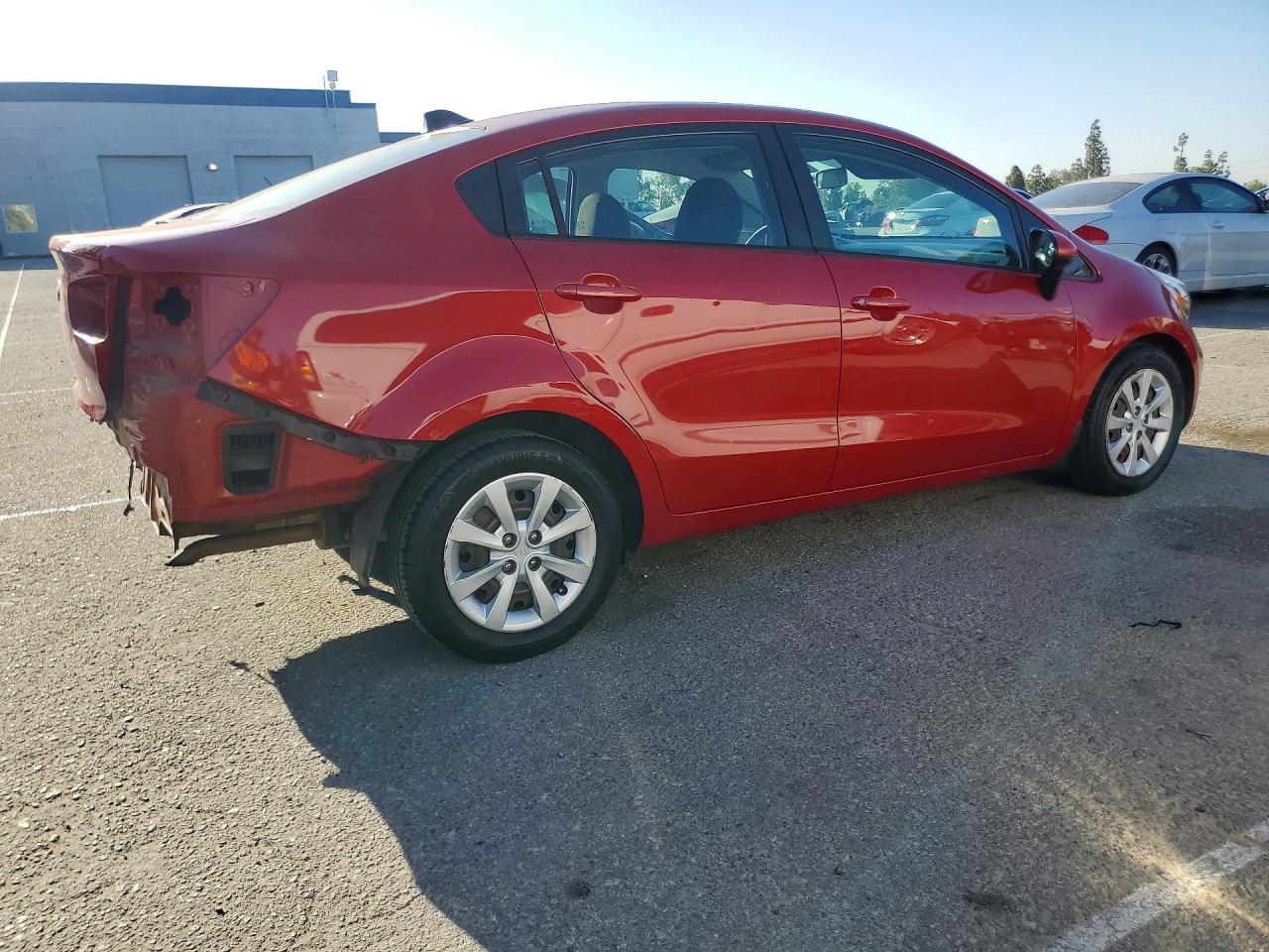 2013 Kia Rio Lx Red vin: KNADM4A35D6281878