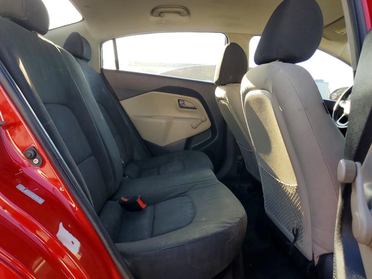 2013 Kia Rio Lx Red vin: KNADM4A35D6281878