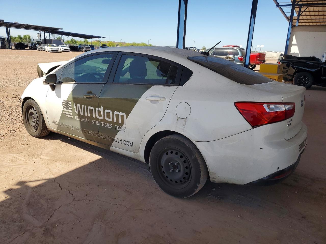 2015 Kia Rio Lx Белый vin: KNADM4A35F6436111