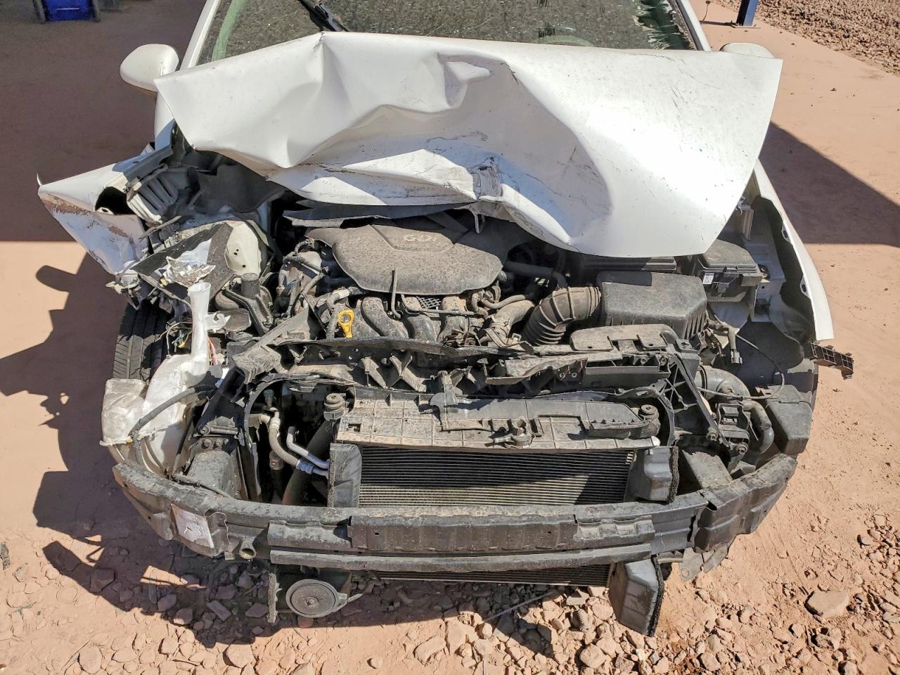 2015 Kia Rio Lx Белый vin: KNADM4A35F6436111