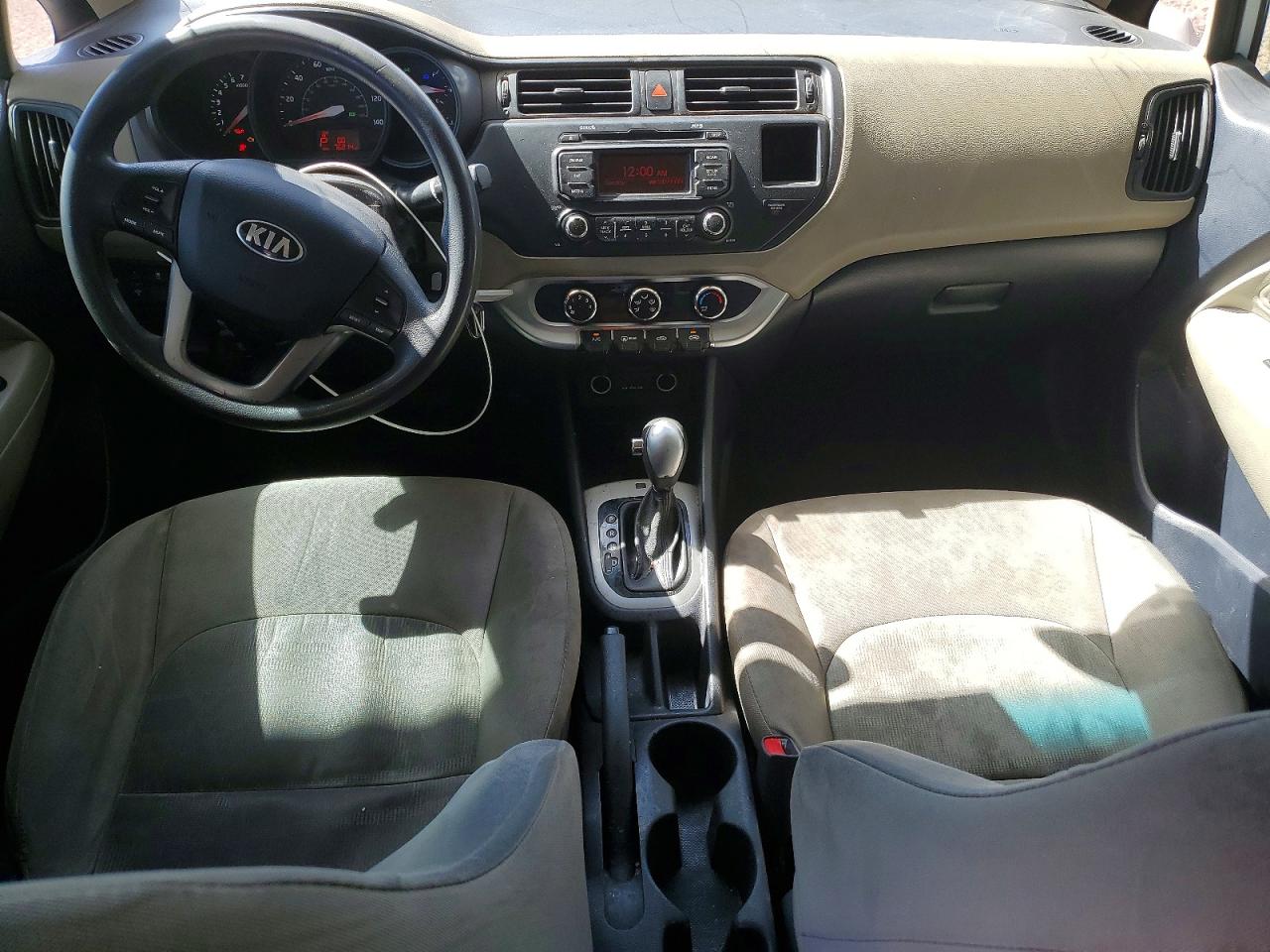 2015 Kia Rio Lx Белый vin: KNADM4A35F6436111