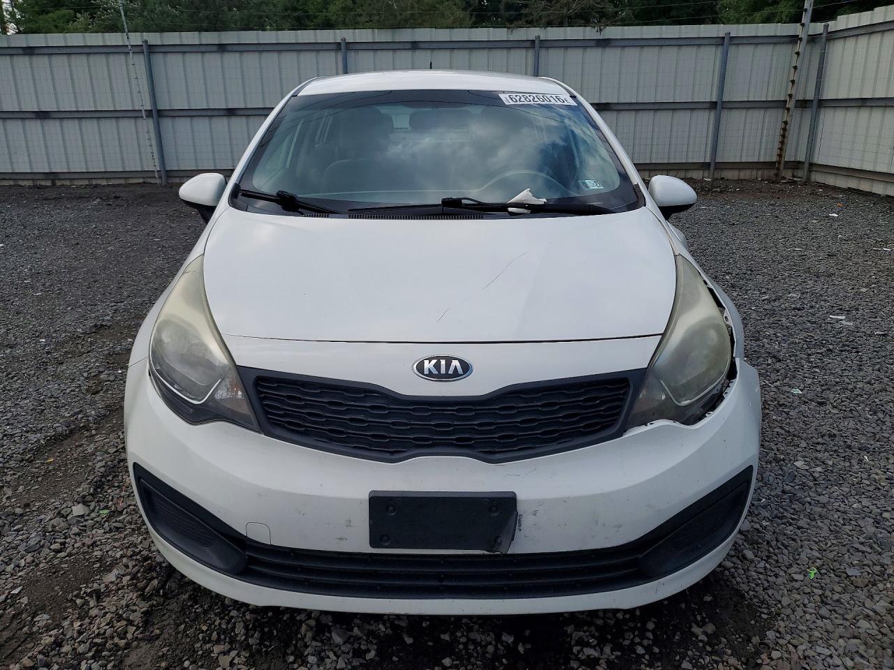 2015 Kia Rio Lx Белый vin: KNADM4A35F6466614
