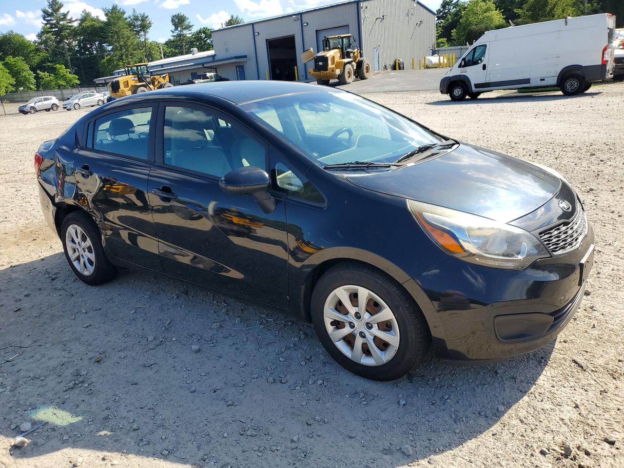 2015 Kia Rio Lx Black vin: KNADM4A35F6487219