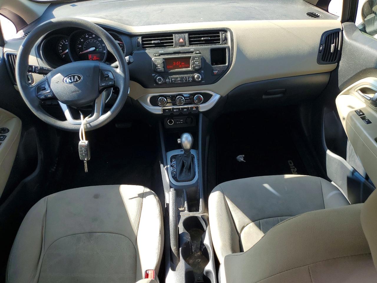 2015 Kia Rio Lx Black vin: KNADM4A35F6487219