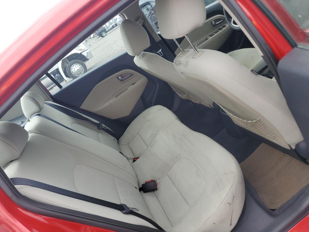 2012 Kia Rio Lx Red vin: KNADM4A36C6055685