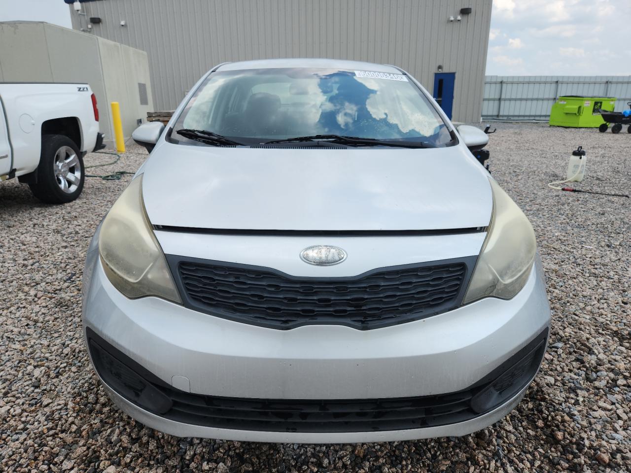 2013 Kia Rio Lx Silver vin: KNADM4A36D6194894