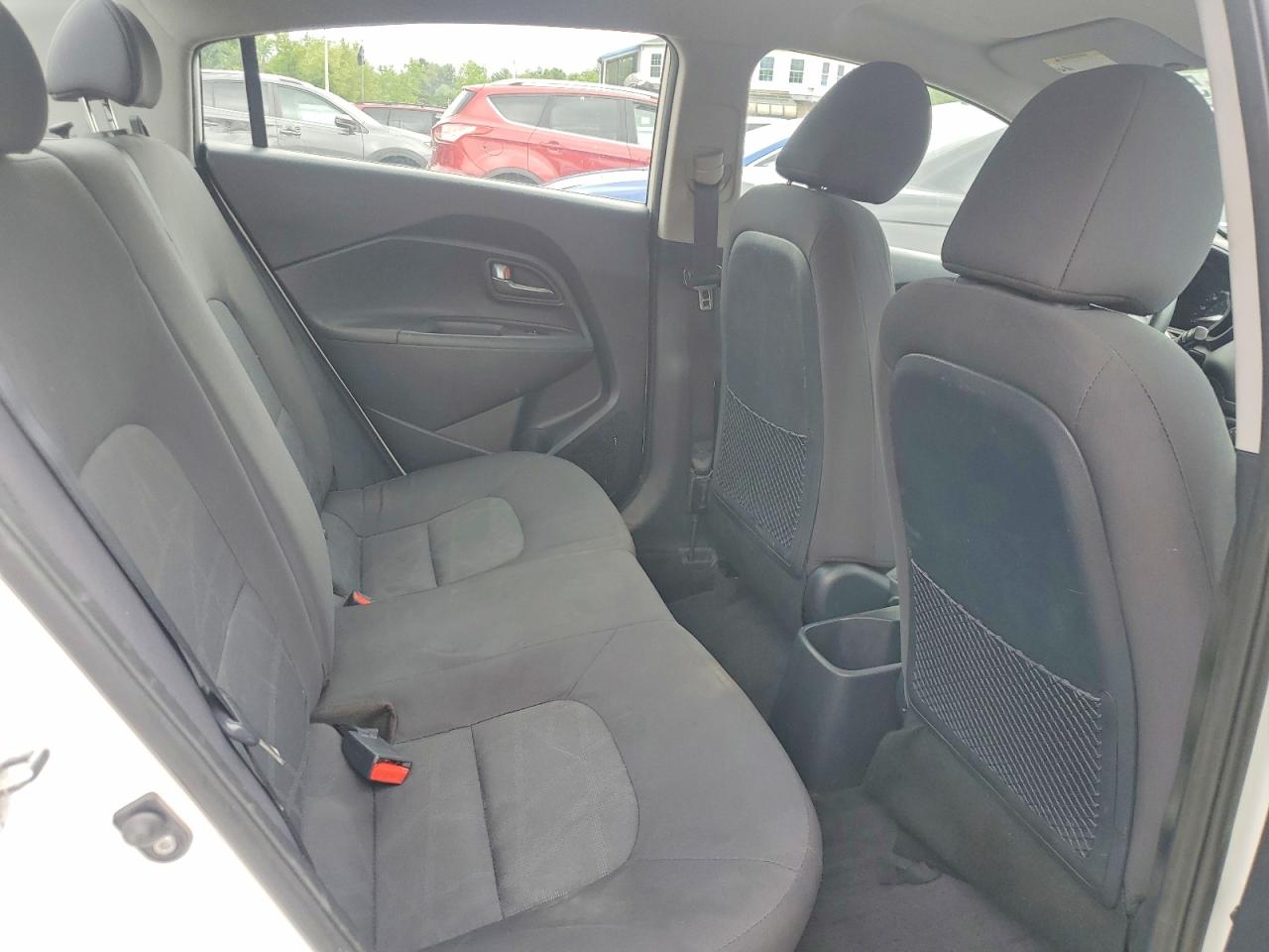 2013 Kia Rio Lx White vin: KNADM4A36D6243303