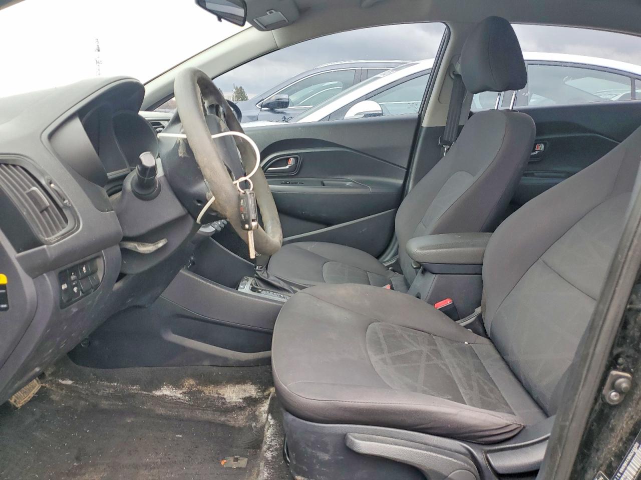 2013 Kia Rio Lx Black vin: KNADM4A36D6248310