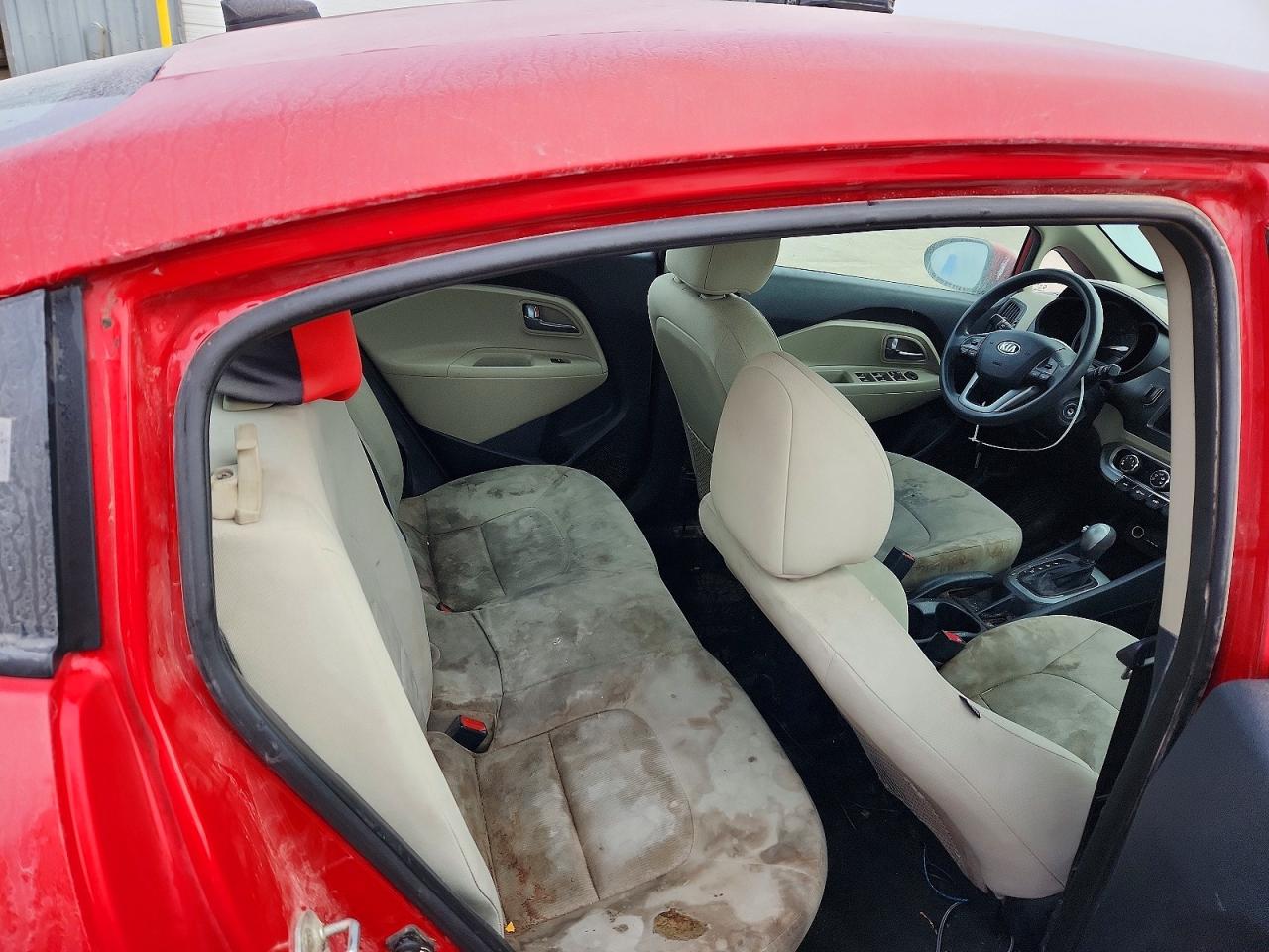 2013 Kia Rio Lx Red vin: KNADM4A36D6268167