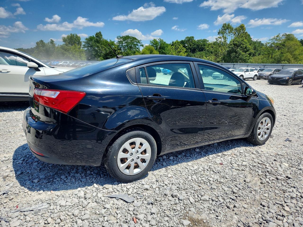 2014 Kia Rio Lx Black vin: KNADM4A36E6406047