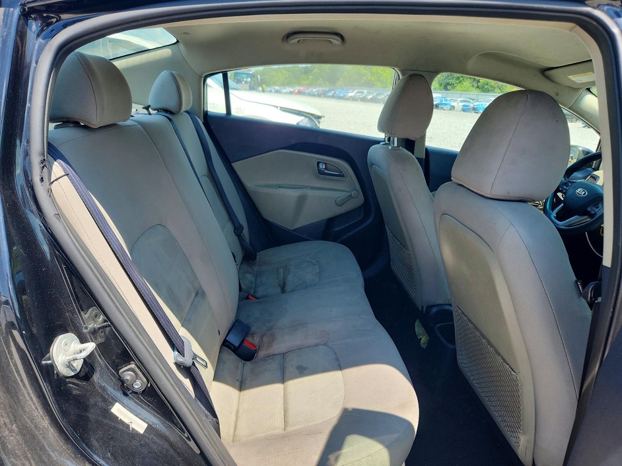 2014 Kia Rio Lx Black vin: KNADM4A36E6406047