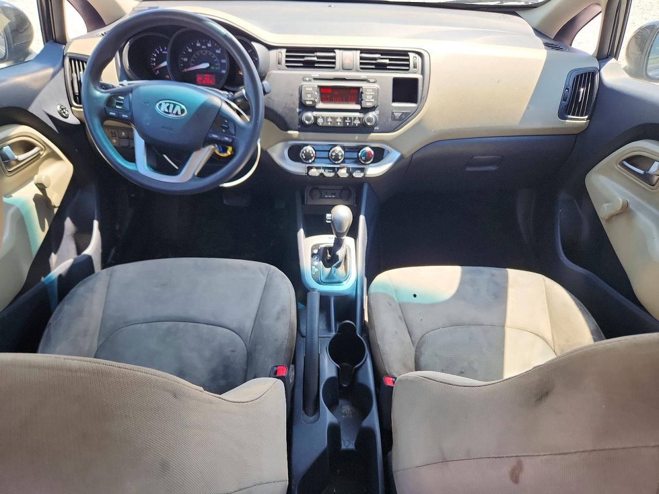 2014 Kia Rio Lx Black vin: KNADM4A36E6406047