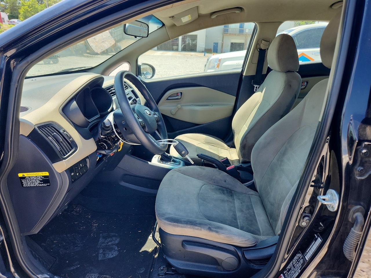 2014 Kia Rio Lx Black vin: KNADM4A36E6406047