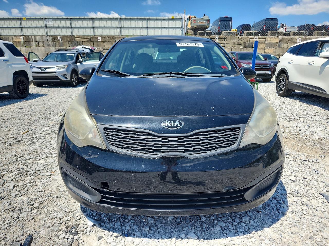 2014 Kia Rio Lx Black vin: KNADM4A36E6406047