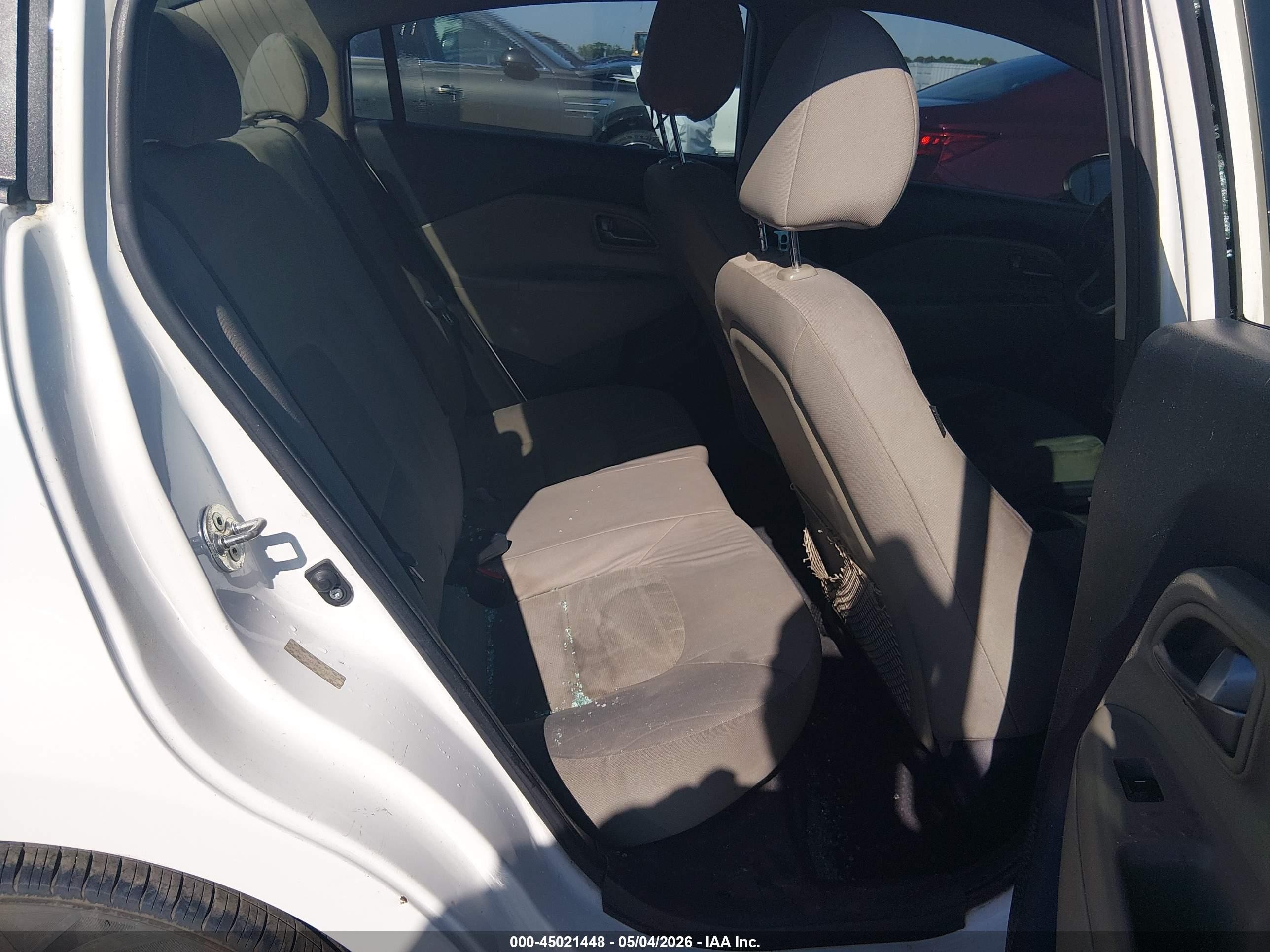 2015 Kia Rio Lx White vin: KNADM4A36F6435033