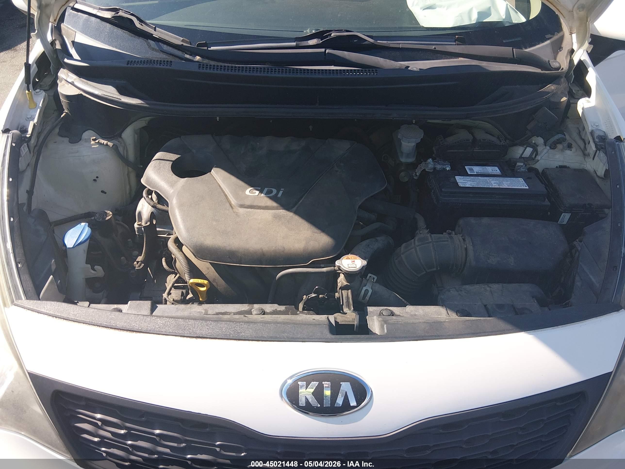 2015 Kia Rio Lx White vin: KNADM4A36F6435033