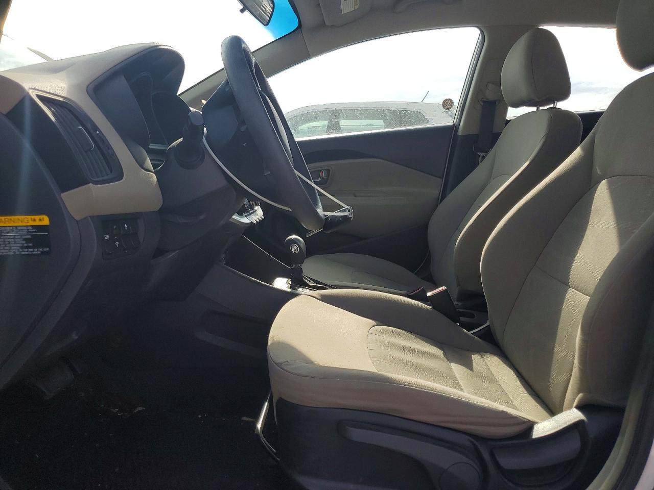 2015 Kia Rio Lx White vin: KNADM4A36F6485110