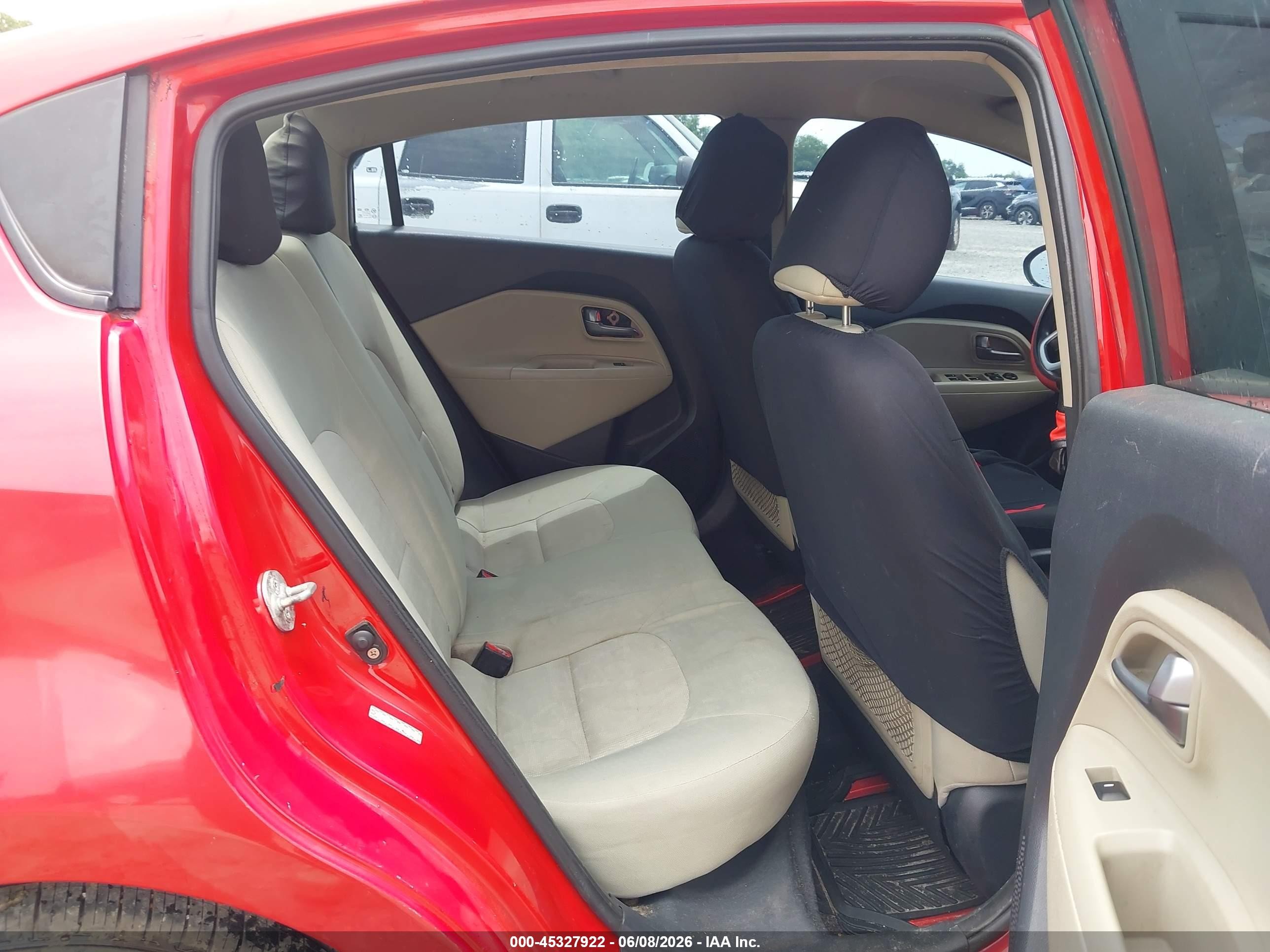 2013 Kia Rio Lx Red vin: KNADM4A37D6171625