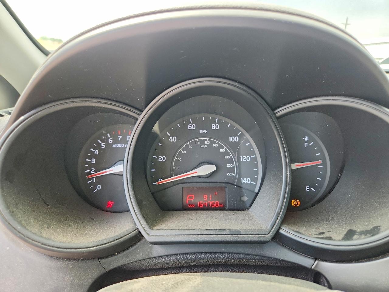 2013 Kia Rio Lx White vin: KNADM4A37D6177487