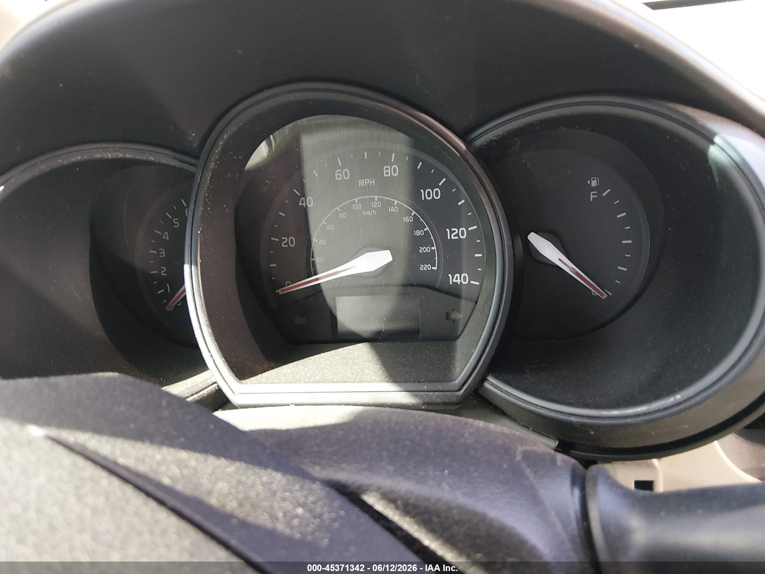 2013 Kia Rio Lx Red vin: KNADM4A37D6205966