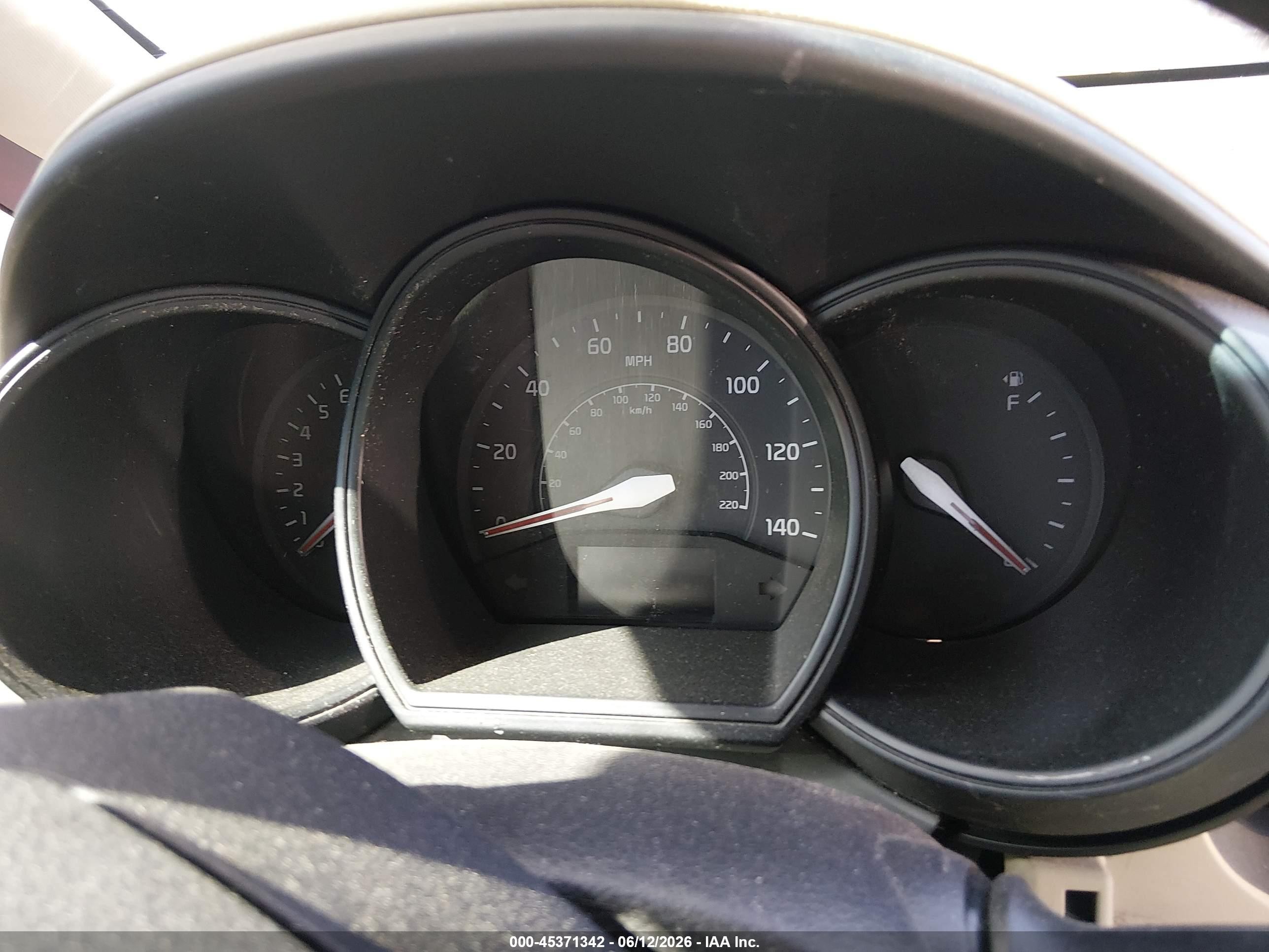2013 Kia Rio Lx Red vin: KNADM4A37D6205966
