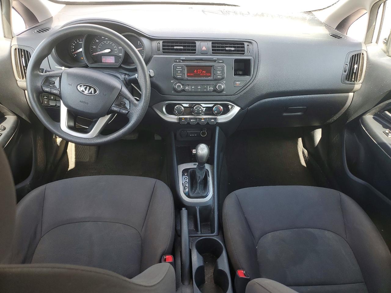 2013 Kia Rio Lx Gray vin: KNADM4A37D6230950