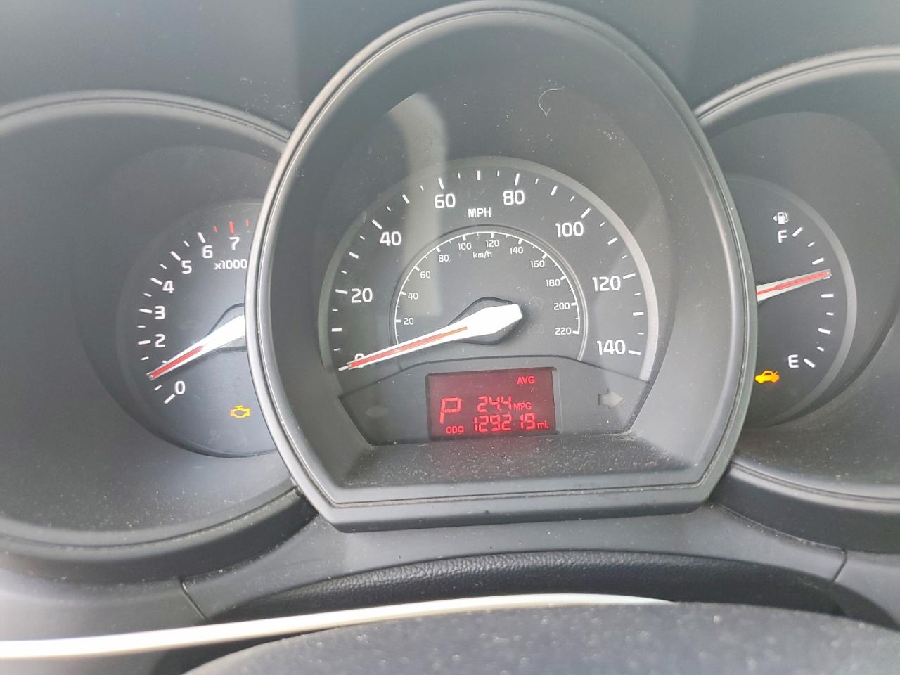 2013 Kia Rio Lx Gray vin: KNADM4A37D6230950