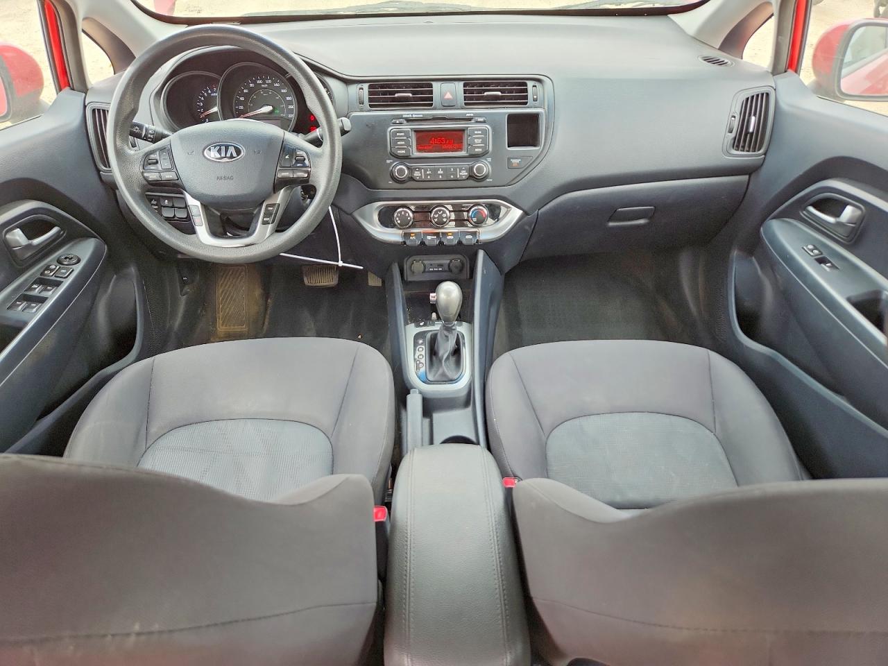 2013 Kia Rio Lx Red vin: KNADM4A37D6235789