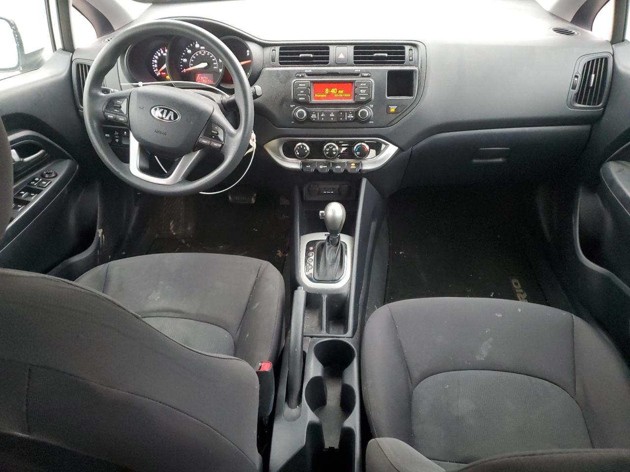 2013 Kia Rio Lx Белый vin: KNADM4A37D6272891
