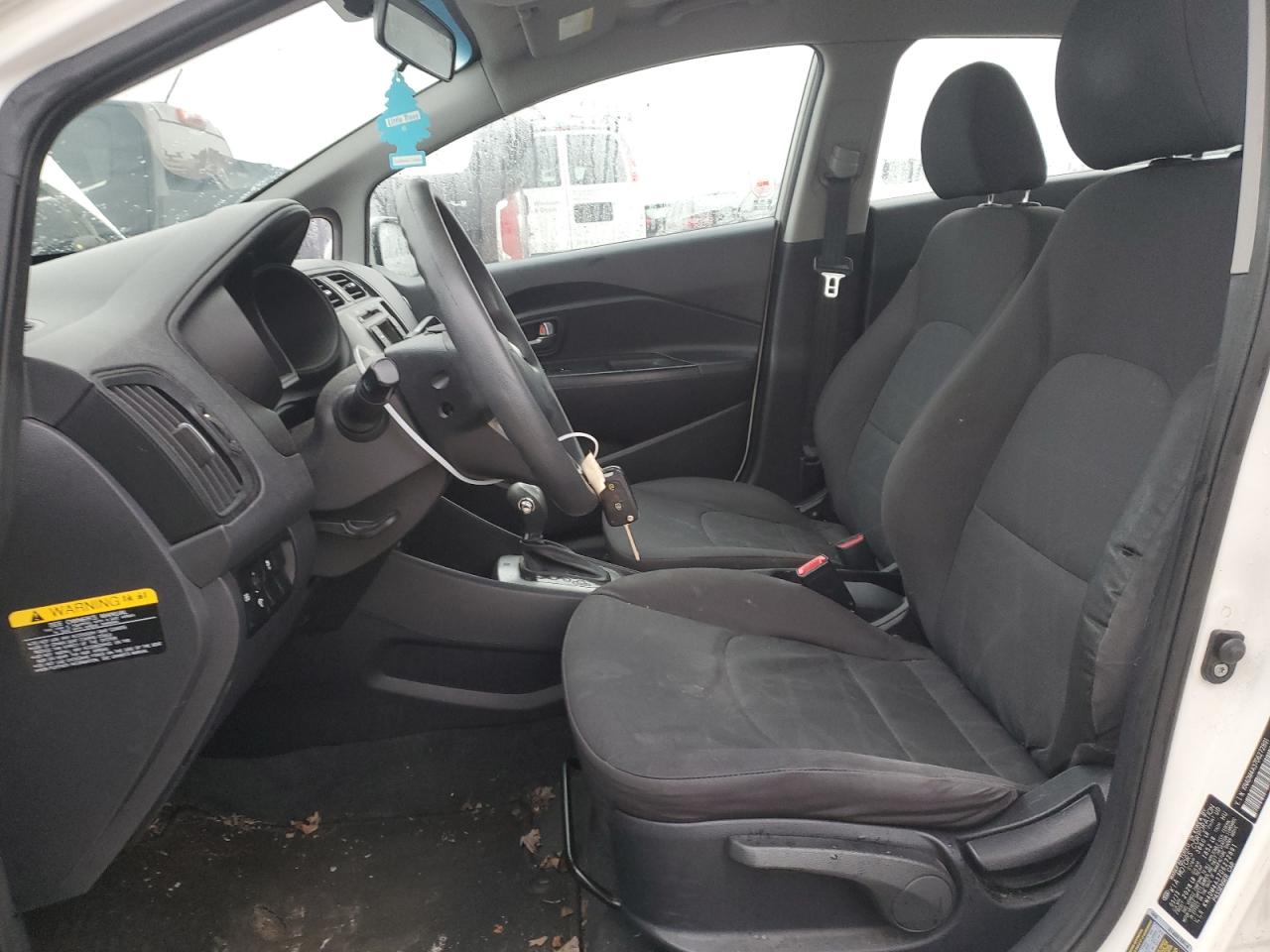 2013 Kia Rio Lx Белый vin: KNADM4A37D6272891