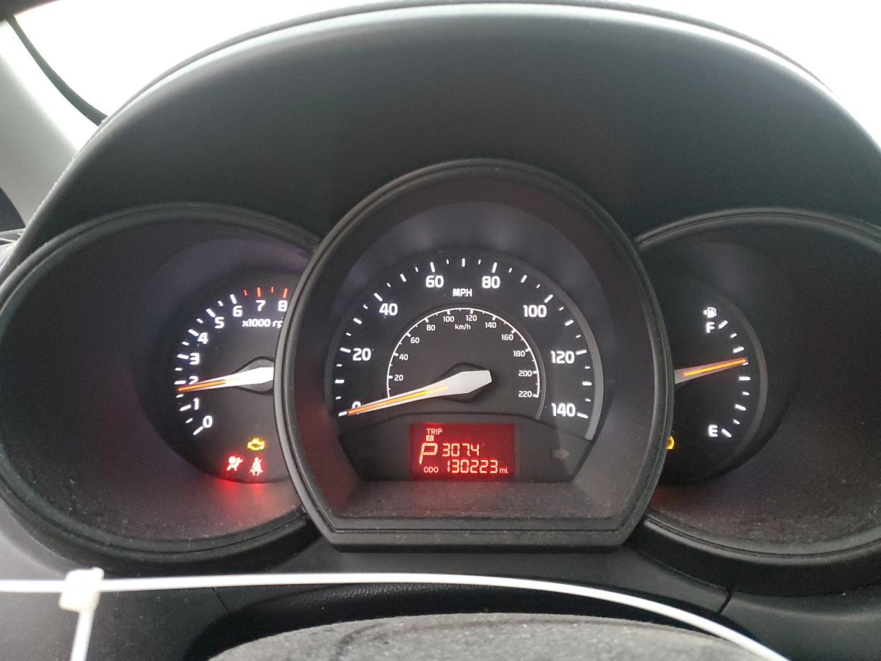 2013 Kia Rio Lx Белый vin: KNADM4A37D6272891