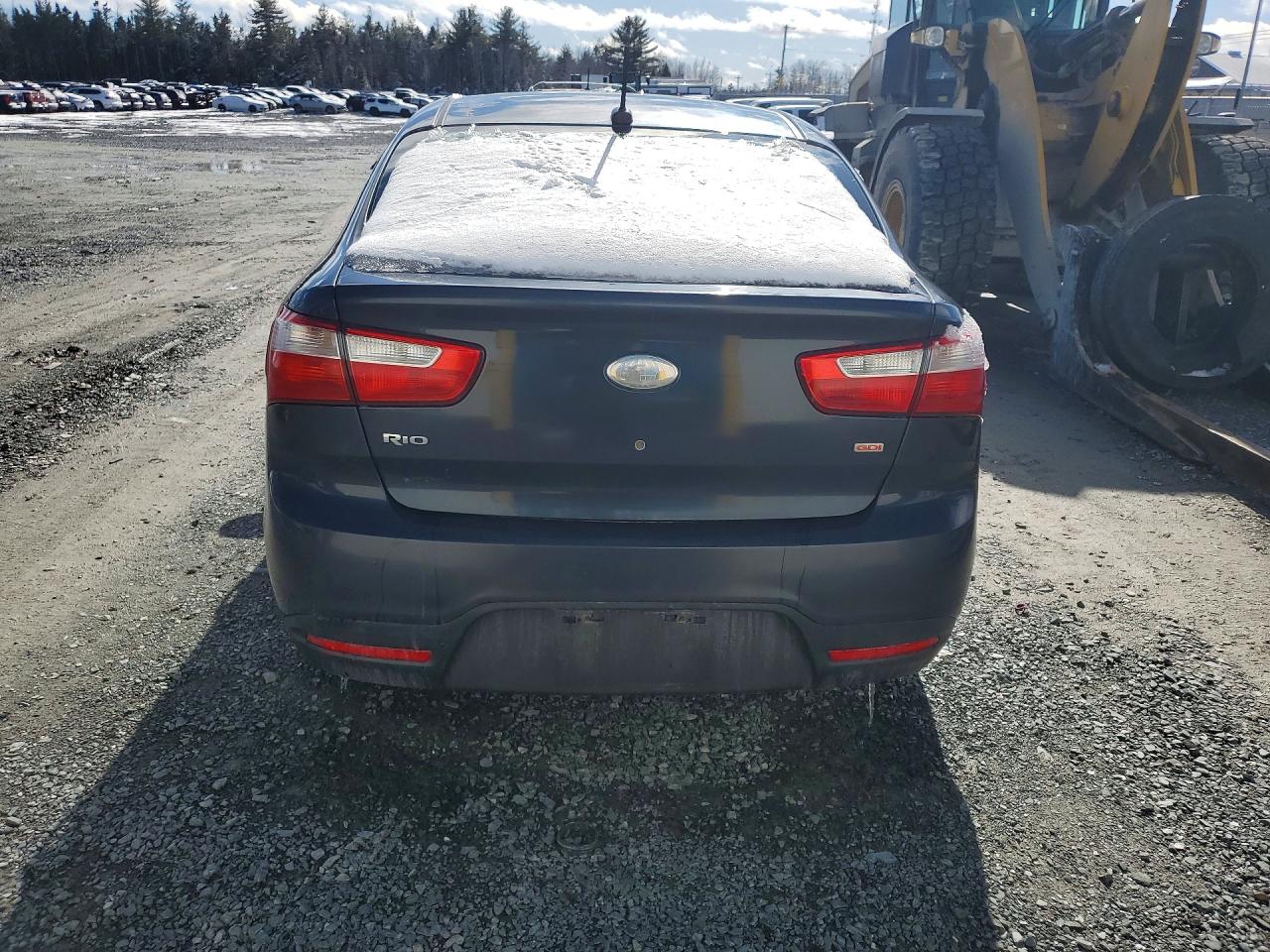 2013 Kia Rio Lx Blue vin: KNADM4A37D6298052