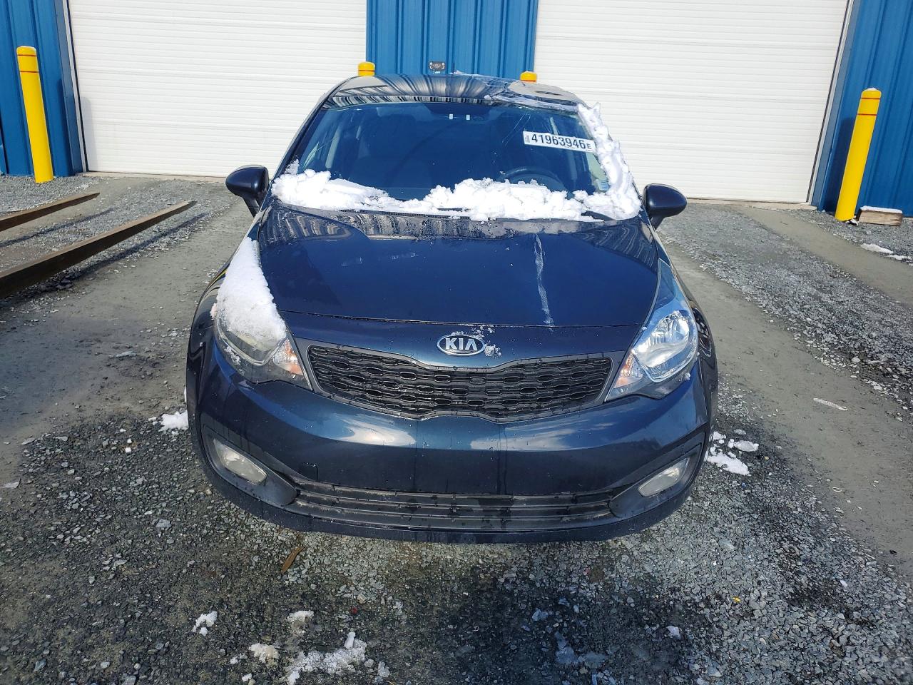 2013 Kia Rio Lx Blue vin: KNADM4A37D6298052